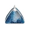 Abstract Ocean Waves Tissue Box Cover, Modern Long Tissue Box Holder, Foldable Leather Tissue Box Accessories for Bathroom, Office Desk, Car, Tabletop, Home Decor view 3