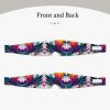 Ultra Thin Breathable Sleep Mask Ear Muff Eye Mask with Paint Splatter for Adjustable Sound Sleep view 2