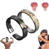 2Pcs ReliefRite Prostate Therapy Ring, Coppermag Prostate Therapy Ring, Prostamagnetic Harmony Ring, Copper Magnetic Ring for Men, Adjustable Copper Ring, Improves Circulation, Health Jewelry Gift view 1