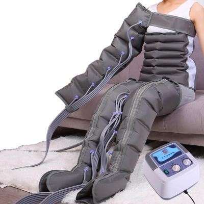 6 Chambers Air Compression Leg Massager or Waist, Arm, Leg Wraps Foot Ankles Calf Massage Machine Leg Massager for Circulation Pain Relax