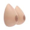 KRLZKID Self-adhesive Fake Boob Silicone Breast Forms For Crossdresser Transgender Cosplay Mastectomy Prosthesis,Brown-9XL/3200g/Pair/CupH view 3