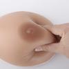 KRLZKID Self-adhesive Fake Boob Silicone Breast Forms For Crossdresser Transgender Cosplay Mastectomy Prosthesis,Brown-9XL/3200g/Pair/CupH view 4