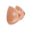 KRLZKID Silicone Fake Breast Mastectomy Patient Transgender Crossdresser Shemale Realistic Self-adhesive Boobs,Brown-10XL/3600g/Pair/CupHH view 3