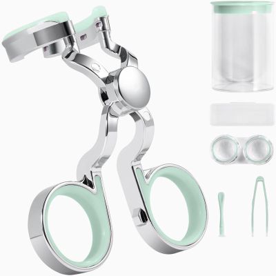 TRMFUSA Contact Lens Insertion Aid, Contact Lenses Aid for Inserting, Contact Lenses Tweezers, Aid for Wearing Contact Lenses for Beginners, High Myopia and Women with Long Nails