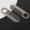 Stainless Steel Moustache Comb - Small Pocket Comb | Travel Comb for Finer Hair, Styling Comb, Comfortable Hair Comb for Daily Grooming view 3
