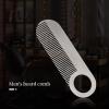 Stainless Steel Moustache Comb - Small Pocket Comb | Travel Comb for Finer Hair, Styling Comb, Comfortable Hair Comb for Daily Grooming view 4