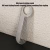 Stainless Steel Moustache Comb - Stainless Steel Beard Comb, Beard Moustache Comb, Travel Comb for Finer Hair, Styling Comb, Dresser Hair Comb for Cloth view 2