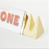 Toblerone Swiss White Chocolate Bar - 360g Bar | 11 Iconic Triangle Portions, 32.7g Each | Creamy White Chocolate with Honey & Almond Nougat - Delicious Gift Hamper, Christmas, Birthday, Easter Gift view 2