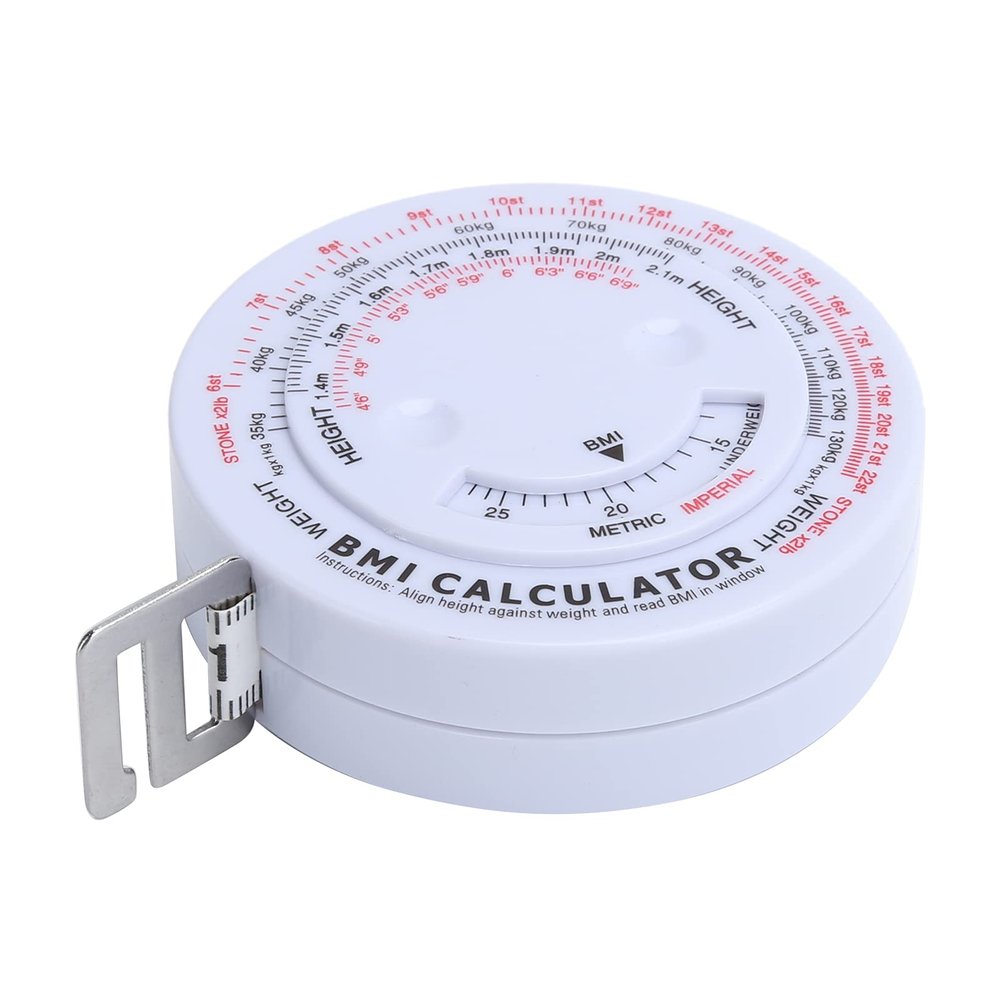 BMI Measurement Tool, 150cm BMI Body Mass Index Tape Measure Body Fat Caliper Smart Tape Measure Body Body Measurement Tape Calculator