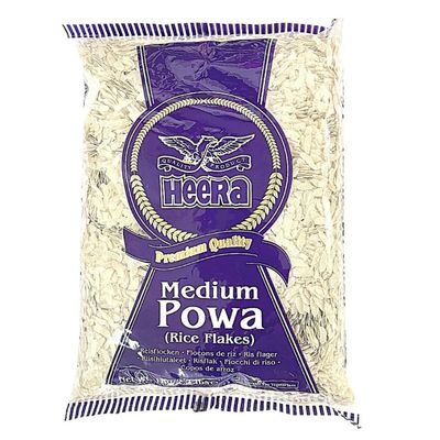 Lily's Indian Vegetarian Cuisine, Heera Powa Medium White Flaked Rice, 1kg