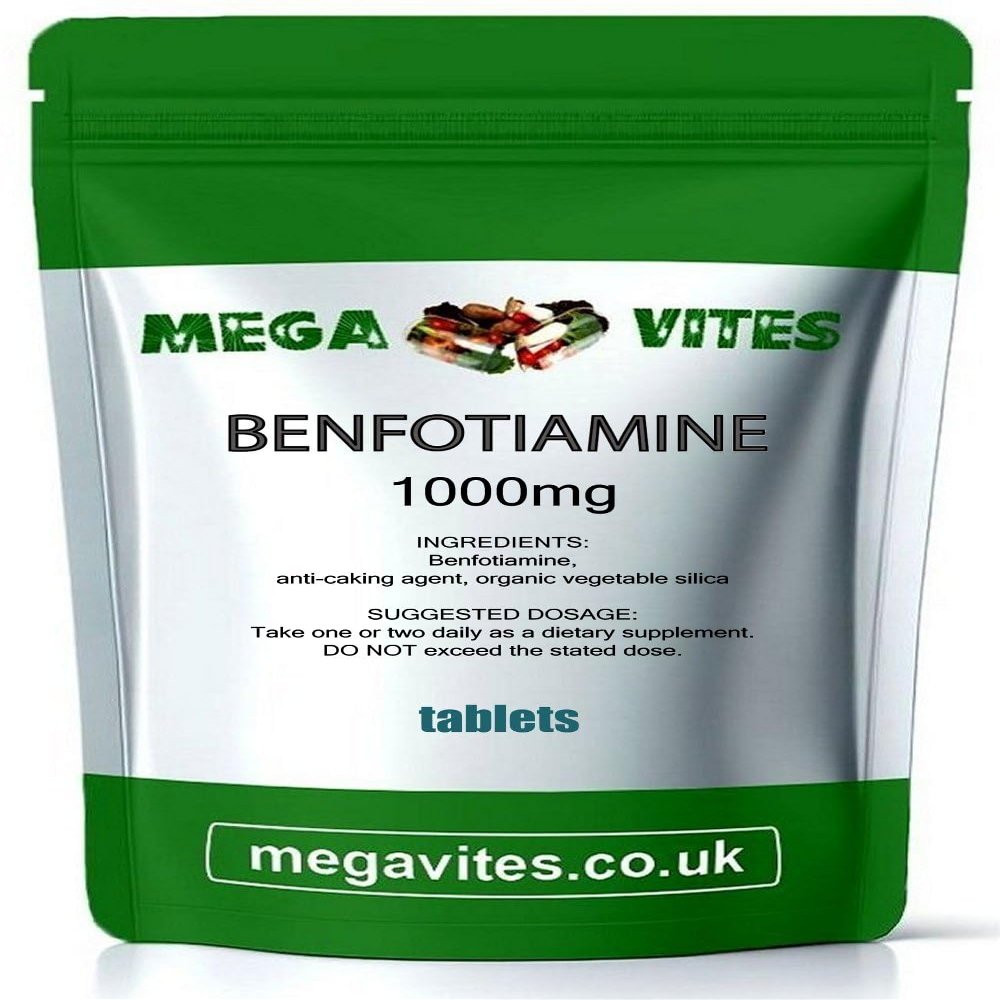 BENFOTIAMINE Tablets 1000mg x 180 - MEGAVITES AMINOLAB