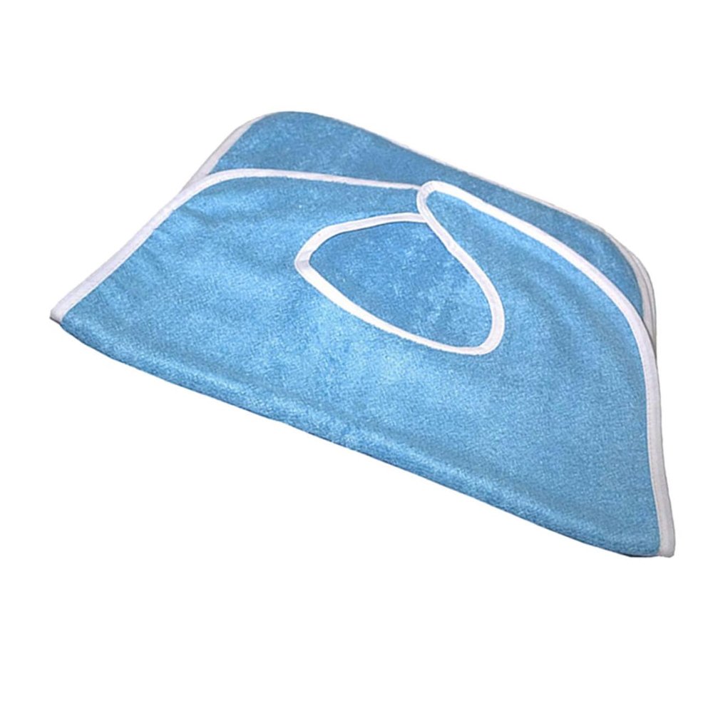 MOLUCKFU Reusable Adult Bibs for Elderly Men Made of Comfortable Microfiber with Adjustable Fit, Waterproof Clothing Protector for Nursing Homes and Hospitals
