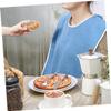 MOLUCKFU Reusable Adult Bibs for Elderly Men Made of Comfortable Microfiber with Adjustable Fit, Waterproof Clothing Protector for Nursing Homes and Hospitals view 4