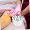 minkissy Wax Machine Warmer Replacement Pot 105mm Aluminum Melting Bowl Hard Wax Pot Insert for Professional Hair Removal Pan view 4