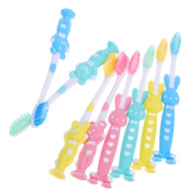 NULYLU 32pcs Boys and Girls Toothbrush Soft Bristles Cute Cartoon Design for Fun Oral Care Gentle Cleaning for Toddlers Includes Bear and Toothbrushes