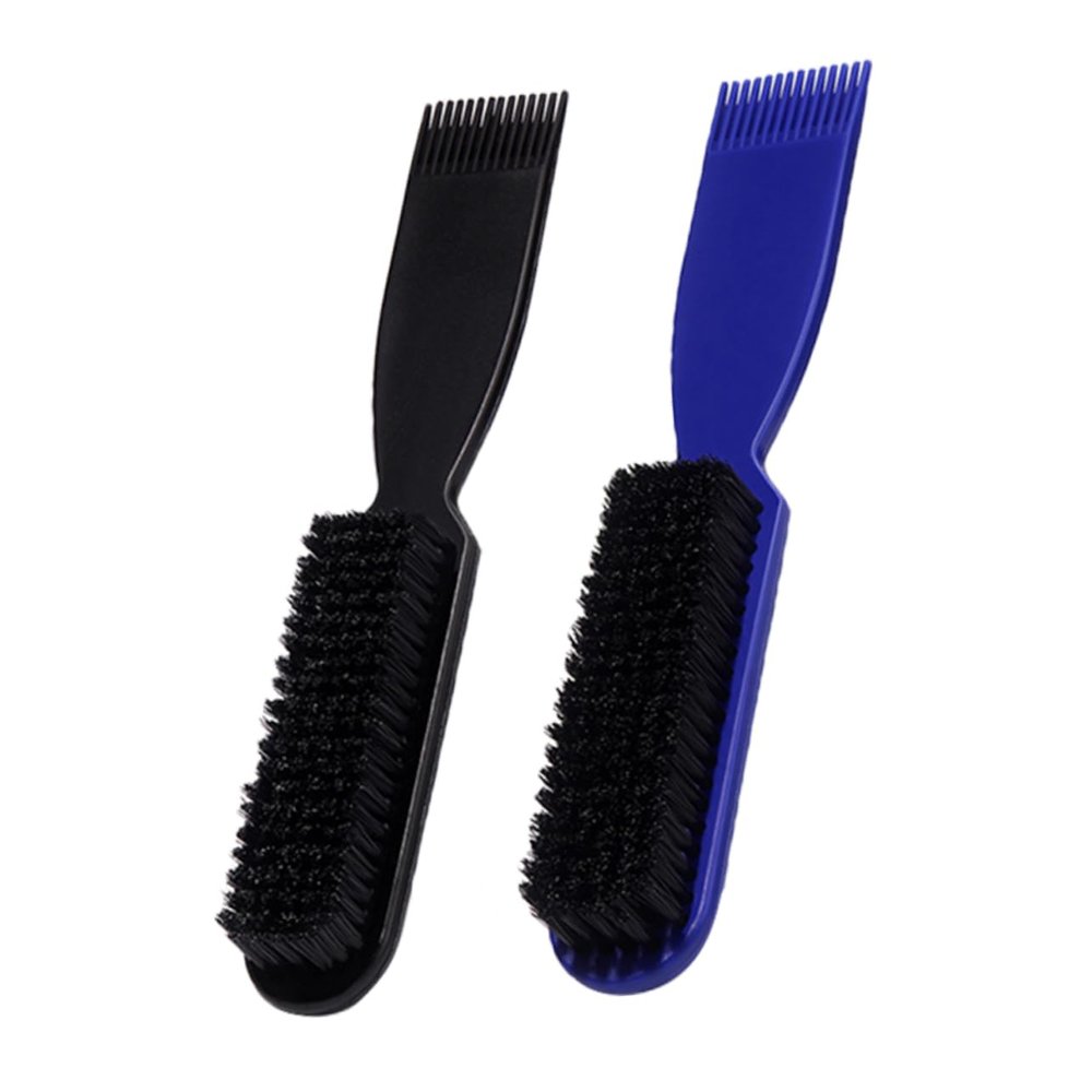 AUTSUPPL 2pcs Men's Beard Styling Comb Set Hair Brush for Men Beard Brush Replacement Travel Comb Accessories Hair Sweeping Soap Shaving Scrubber for
