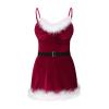 CXKOLD sexy christmas outfits for women plus size lingerie sexy lingerie for women crotchless women's sexy naughty outfits women see-through nightwear women babydoll lingerie nightwear view 2