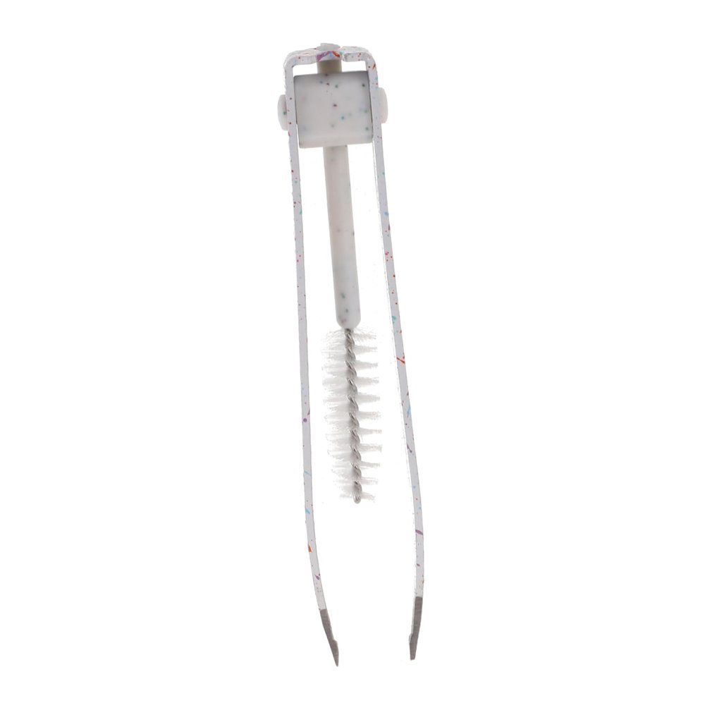 AUTSUPPL Elegant Eyebrow Brush and Tweezers Stainless Steel Tweezers Brow Brush Lash Comb for Makeup Artists Women Men Travel