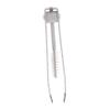AUTSUPPL Elegant Eyebrow Brush and Tweezers Stainless Steel Tweezers Brow Brush Lash Comb for Makeup Artists Women Men Travel view 1