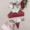 CXKOLD sexy santa dress lingerie sets for women women's lingerie sets sexy santa claus costume women lingerie mini dress topjiao women sexy secretary outfit lingerie set red plus size view 3