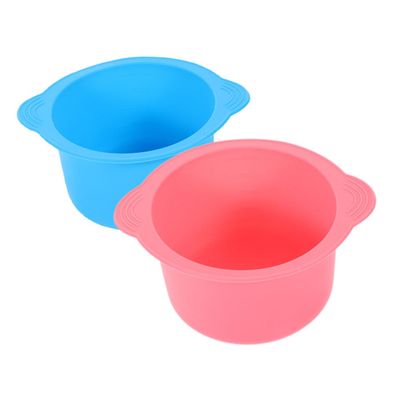 Healeved 2pcs Silicone Wax Pot Liner for Hard Wax Foldable Design Reusable Non Stick Surface for Beauty Mask Mixing at Home
