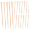 AUTSUPPL 100pcs Single Use Hair Removal Wooden Wax Sticks 88mm Irregular Wax Applicator Rods for Women Body Waxing Facial and Nose Hair Removal view 1