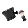 minkissy Beard Shaving Brush of Shaving Kit Beard Brush and Foaming Bowl for Men's Grooming view 1