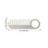 Metal Beard Comb with Fine Tooth | Mustache Comb for Thinner Hair | Travel-Friendly Styling Comb | Dresser Comb for Everyday Grooming and Beard Maintenance 3.98x1.26x0.08 inches view 2