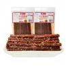 MKSDDF-90g*2 packs latiao shredded vegetarian steak spicy strips spicy gluten vegetarian meat snacks snacks Chinese snacks latio snacks (Spicy long gluten * 2 pac) view 1