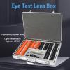 266pcs Trial Lens Plastic Optical Trial Lens Set Optometry Lens Optometry Box Trial Lens Equipment Eye Protection Accessories Ophthalmic Trial Case Lenses with Aluminum Storage Case view 2