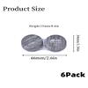 bepisof Contact Lens Case - Dual Case with Leather Ring, Leak-Proof and Portable(3Colors6Pack) view 2