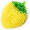 1 Pc Strawberry Colorful Scrubber, Non-Scratch Dish Scrubber, Household Cleaning Pad Scrubber Sponge, Non-Scratch Scrubber Cleaning Tools (Yellow) view 1