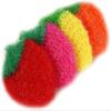 1 Pc Strawberry Colorful Scrubber, Non-Scratch Dish Scrubber, Household Cleaning Pad Scrubber Sponge, Non-Scratch Scrubber Cleaning Tools (Yellow) view 4