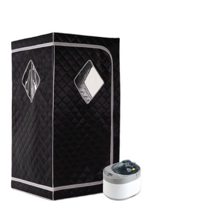 AOEGBY Steam Box Portable Sauna Box For Home Steam Sauna Indoor Foldable Sauna Tent Personal Full Body Spa With 4L 1600W Steamer Remote Control Home Sauna(Tent and 4L Steamer)