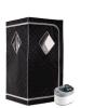 AOEGBY Steam Box Portable Sauna Box For Home Steam Sauna Indoor Foldable Sauna Tent Personal Full Body Spa With 4L 1600W Steamer Remote Control Home Sauna(Tent and 4L Steamer) view 1