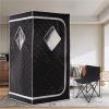 AOEGBY Steam Box Portable Sauna Box For Home Steam Sauna Indoor Foldable Sauna Tent Personal Full Body Spa With 4L 1600W Steamer Remote Control Home Sauna(Tent and 4L Steamer) view 4