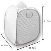 AOEGBY Steam Box Portable Sauna Kit One Person Full Body At Home Spa Hat Tent Include 2L Steamer With Remote Control Home Sauna(Pink-border) view 4