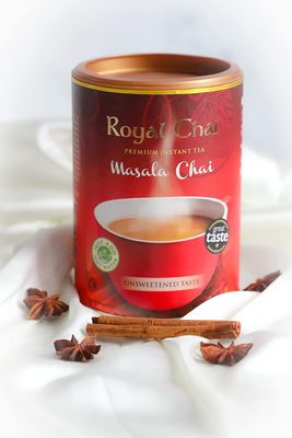 Lily's Present Royal Chai Premium Instant Masala Chai Tea, Unsweetened, 400g