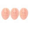 NutriEss 3Pack Silicone Nose Model with Mouth Piercing Practice Structure Light Skin Imitation Reusable Flexible Piercing Display Soft Elastic for Piercing Instruction (Light Beige) view 1
