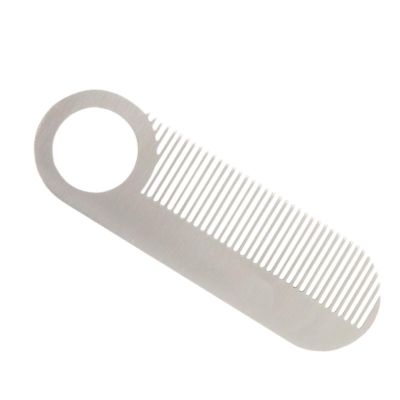Ruwshuuk Metal Beard Comb | Beard Mustache Comb - Hair Grooming Comb, Dresser Hair Comb for Everyday Grooming and Styling