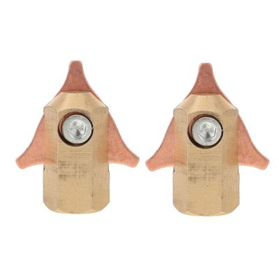 Gatuida 2pcs Chuck Metal Dent Puller for Car Body Panel Forming Clamp Automotive Shaping Clamp Auto Body Repair Dent Repair Bracket