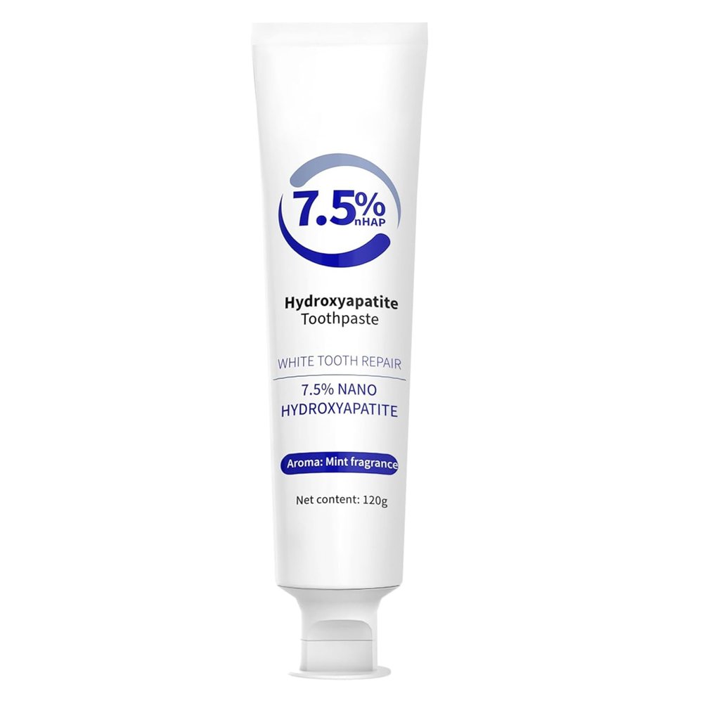 Hydroxyapatite Toothpaste for Enamel Protection, Fluoride-Free Formula with Gentle Mint, for Sensitive Teeth, Daily Protection, Long-Lasting Fresh Breath (1)