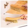 LUNCHS Bench Brush Suitable for Cleaning Pet Hair and Nut Shells Hand Broom Soft and Fine Bristles Drafting Brush Easy to Carry view 4