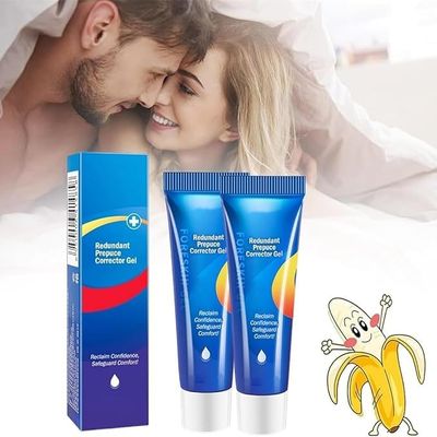 BruteCo Redundant Prepuce Corrector Gel, Natural Ingredients Phimosis Foreskin Correction Gel, Correction Gel for Excessive Foreskin, Fast and Gentle Action, Effective Relief (2pcs)