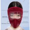 BaronHong Winter Fleece Mask, Warm Full Coverage Face Mask, Windproof, Breathable, Thickened, Dustproof, Reusable (Pink, M) view 3