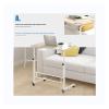 YHKJLYH Overbed Table Rolling Laptop Table Overbed Desk with Wheels - Tilting Overbed Table for Sofa - Rolling Laptop Stand Over Bed Desk view 3
