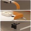 YHKJLYH Overbed Table Rolling Overbed Table for Twin/Full/Queen/King Size Bed Frame - Mobile Laptop Desk with Wheels - Adjustable Height Rolling Bed Table for Computer Work and Dining view 4