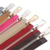 20/30/40/50/60/70/80cm 5# Colorful Open-End Auto Lock Metal Zipper DIY Handcraft for Clothing Pocket Garment Shoes(White,40cm) view 2