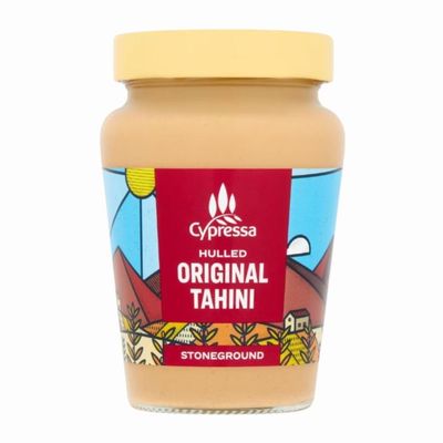 Cypressa Tahini 300g Jar x 1, Crushed Sesame Seed Paste Dip, Dressing for Hummus and Cakes with Welari Thank You Card | (1pack)