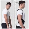 ZHCHAO Alloy Bar Posture Corrector Shoulder Back Brace Clavicle Support Slouching Hunching Adjustable Trainer Waist(M) view 3